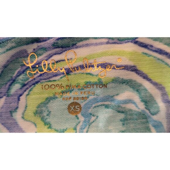 NEW w/ Tag LILLY PULITZER 100% Pima Cotton Long Sleeve Sorella Top SIZE XS - Picture 4 of 5